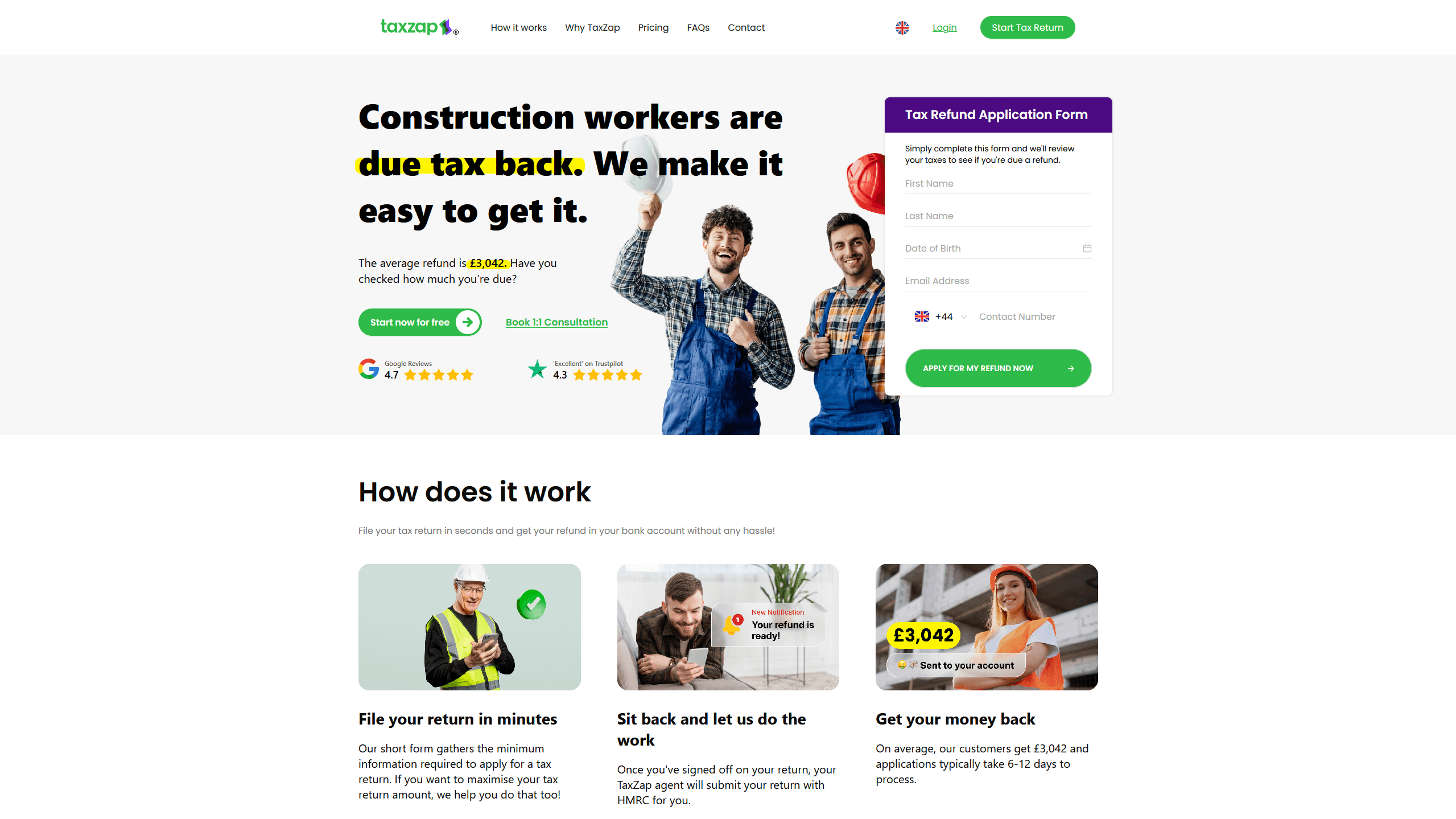 taxzap - JiNi Agency client in software development